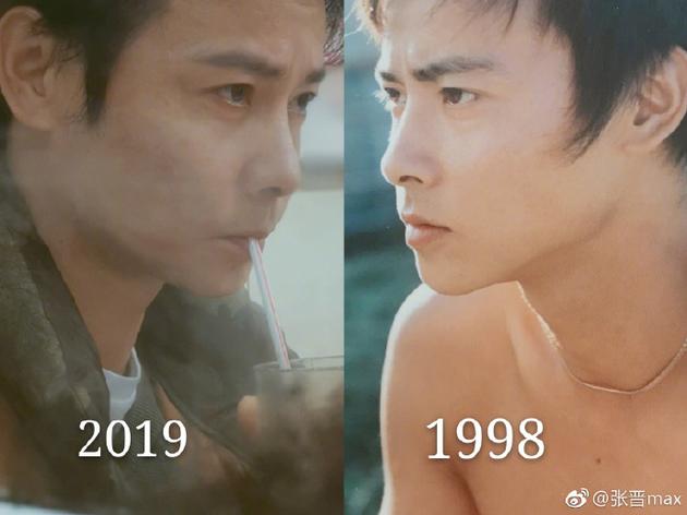 9号彩票张晋晒21年对比照引蔡少芬调侃:喜欢没穿衣服的