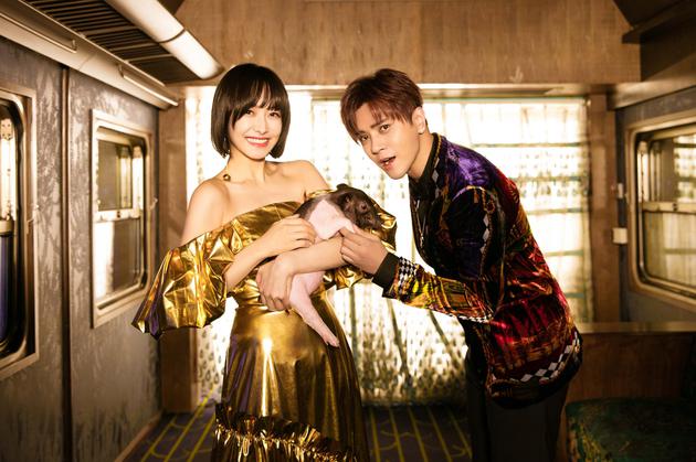 罗志祥与宋茜以猪会友 听闻摇起来惹大笑