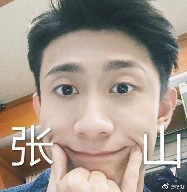 杨紫晒表情包为张一山庆生相约拿奥斯卡