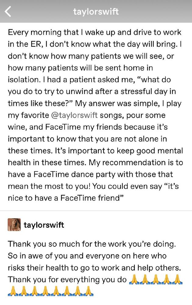 『医护』霉霉感谢抗疫前线医护：谢谢你们所做的一切