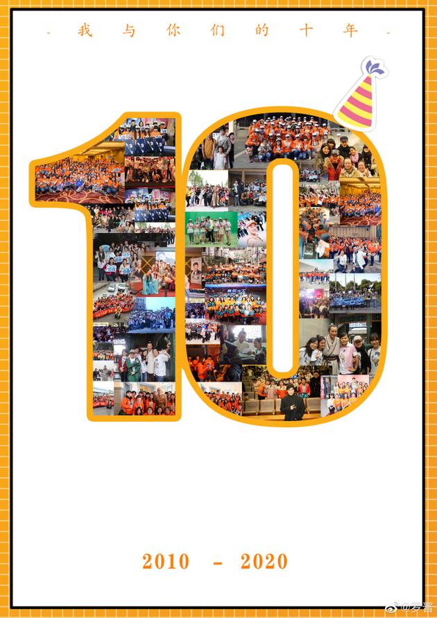 粉丝@罗晋庆祝后援会成立十周年 翻牌粉丝评论