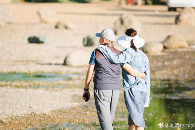 『王珂』别样撒狗粮！刘涛王珂恩爱背影与梵高画作撞同款