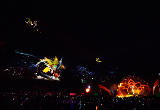 当民歌演出遇上新媒体光影秀 将出现全新魅力