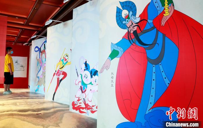 《大闹天宫》珍贵原画手稿亮相上海中心