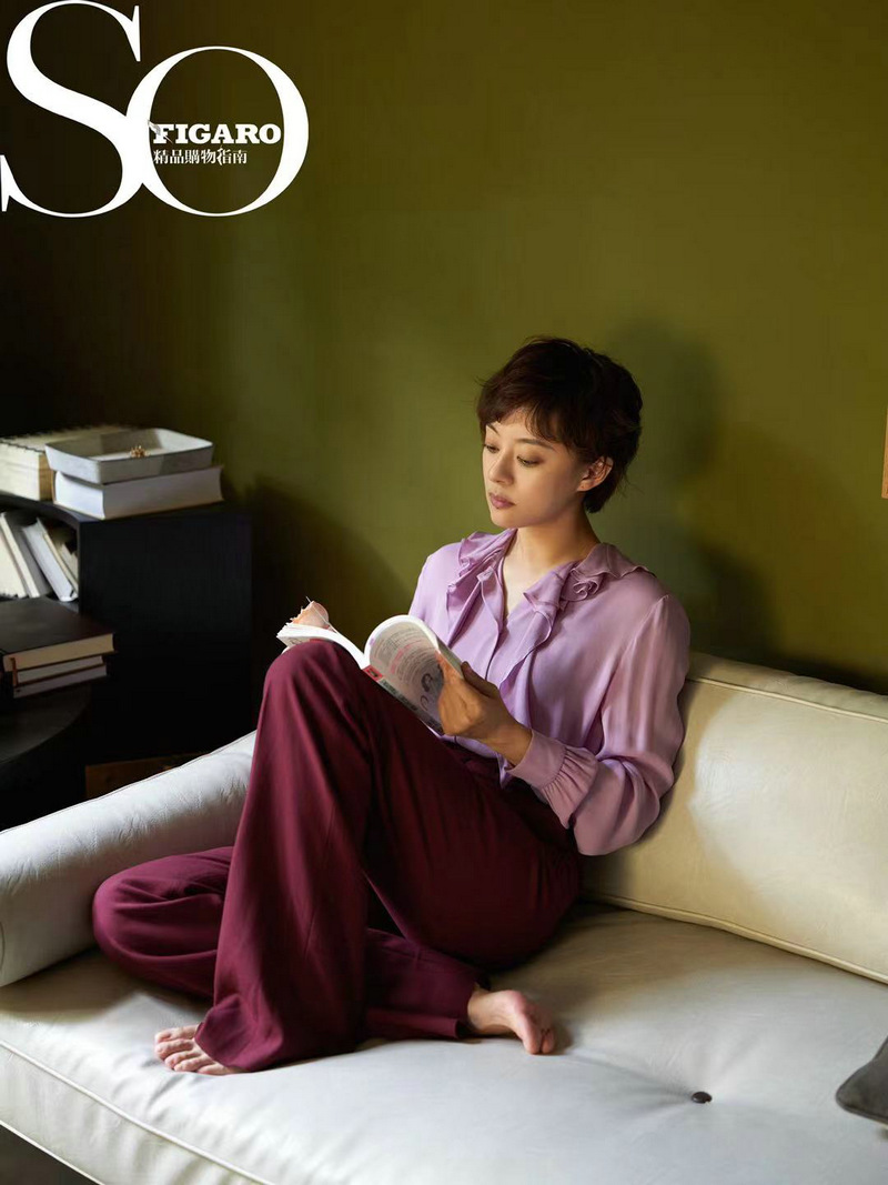 孙俪绿植生命力大片 不负幻想自在如风