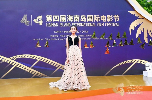 王一林亮相海南岛国际电影节