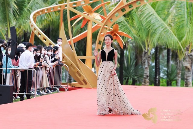 王一林亮相海南岛国际电影节