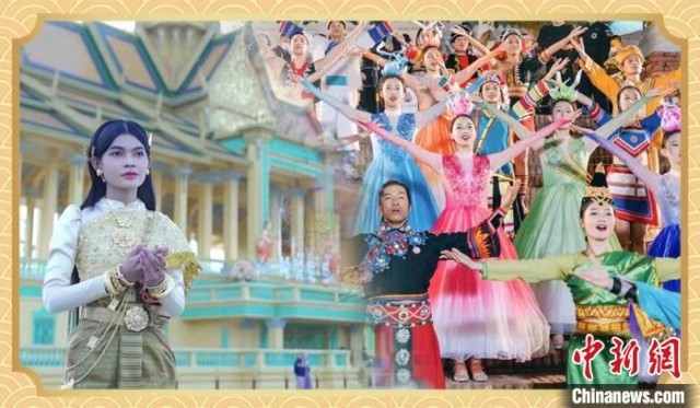 柬埔寨新生代歌手歌唱中柬友谊送出新春祝福