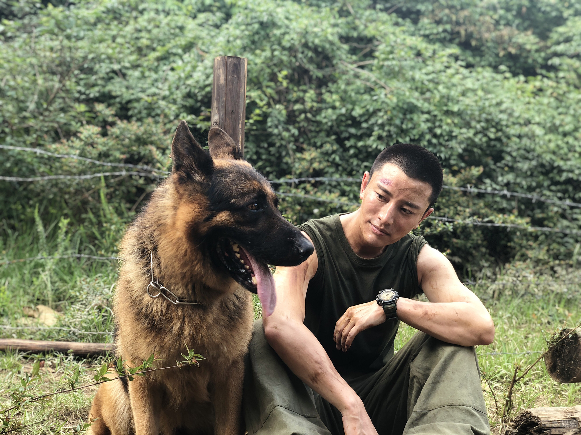 贾乃亮建军节致敬军人 军装造型力量感十足