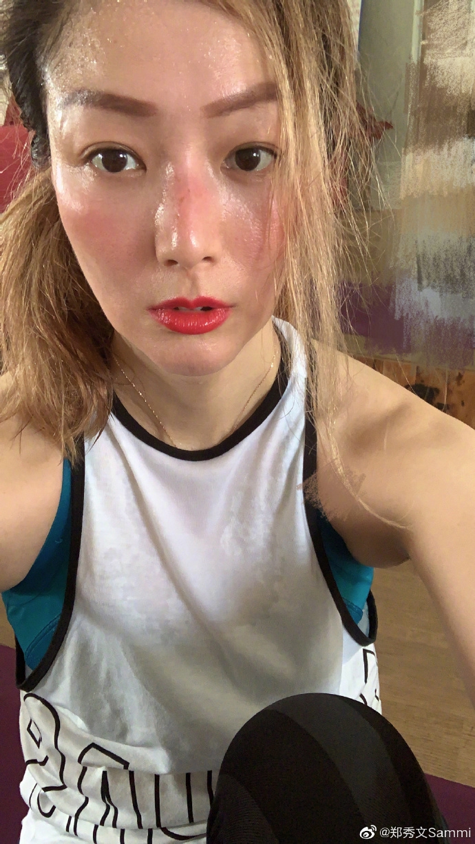 郑秀文发粉丝福利晒健身照 香汗淋漓脸颊红润状态好_娱乐频道_中国