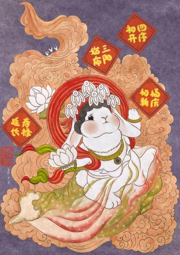 《年画画年 玉兔纳福》为你讲述中国人与兔之间的奇妙缘分